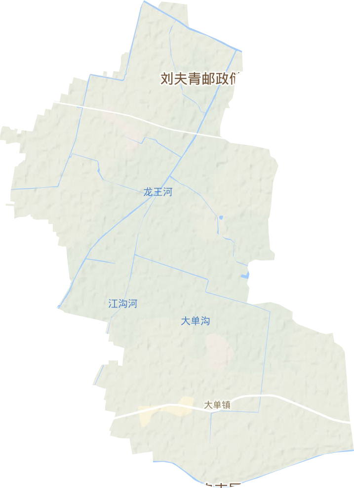 大單鎮地形圖