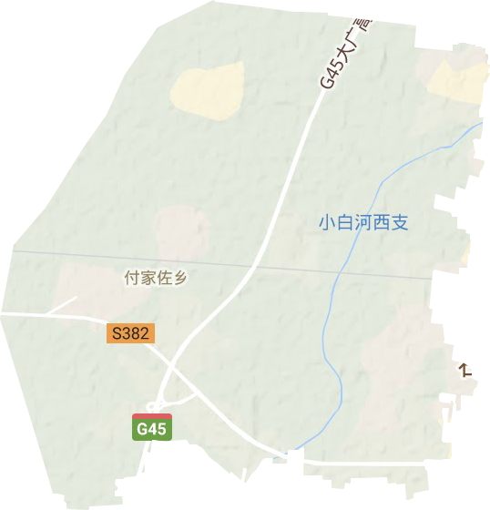付家佐鄉地形圖
