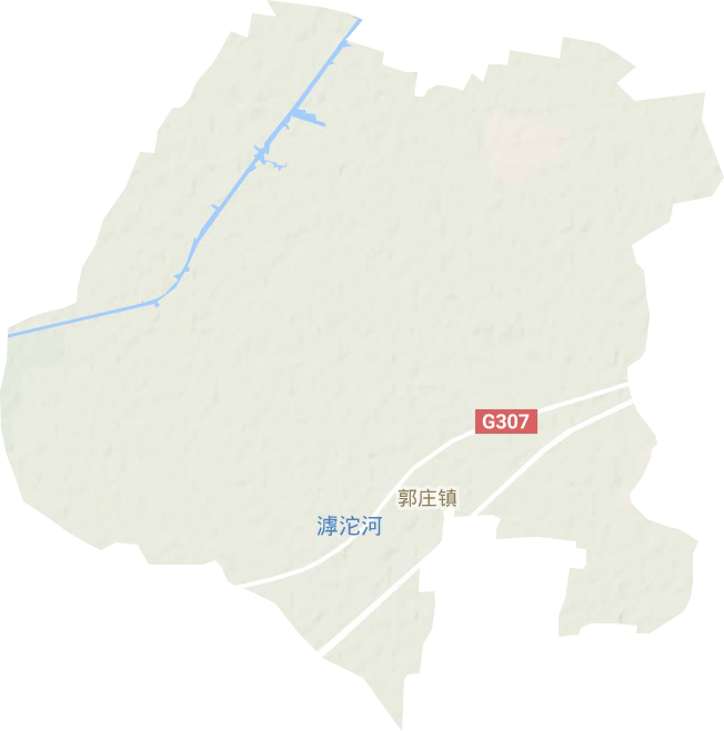 郭莊鎮地形圖