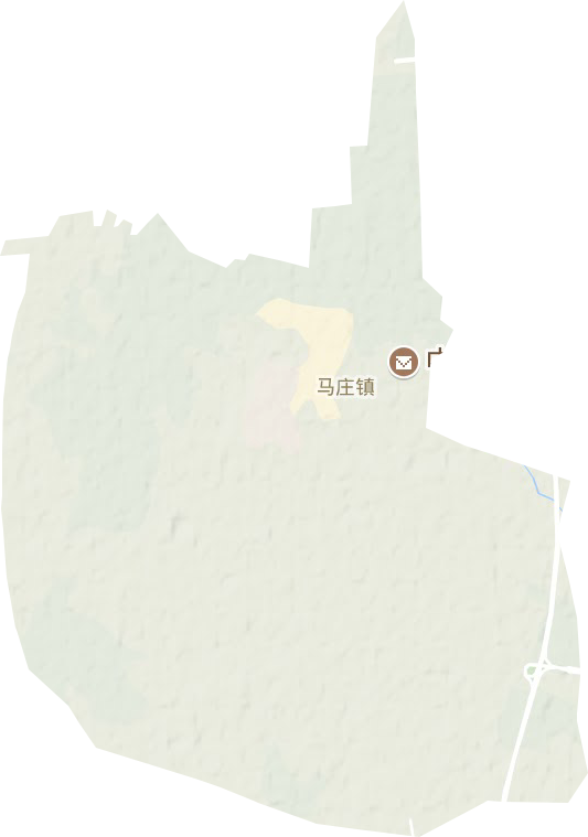 馬莊鎮地形圖