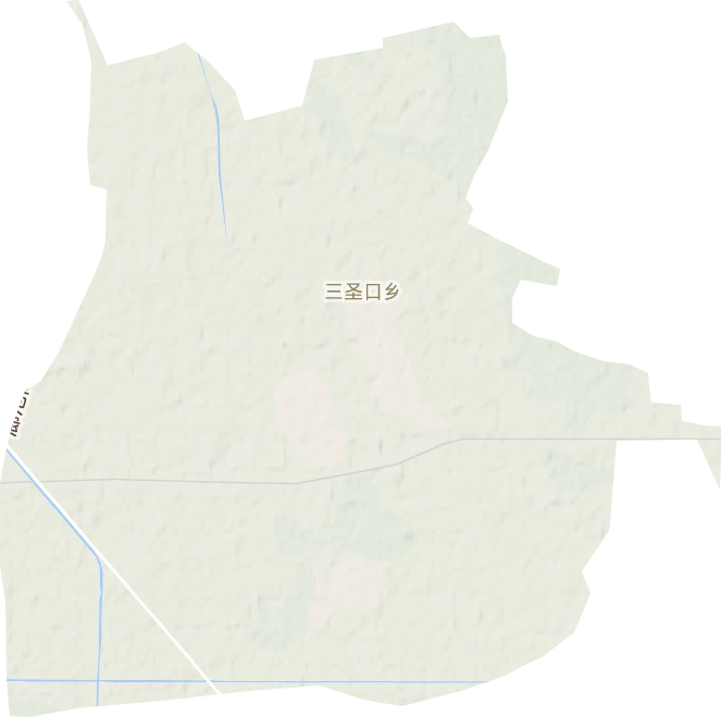 三圣口鄉(xiāng)地形圖
