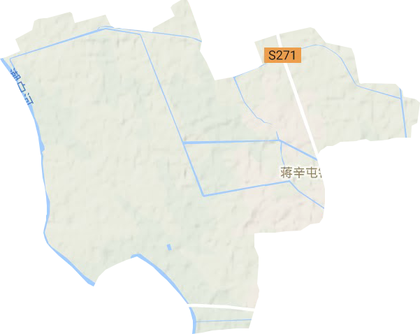 蔣辛屯鎮地形圖