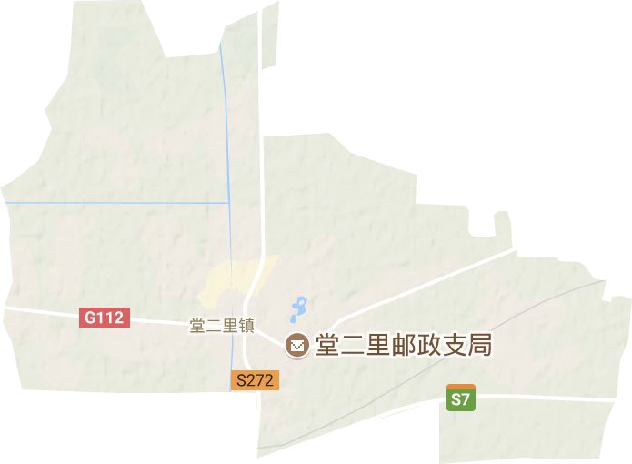 堂二里鎮地形圖