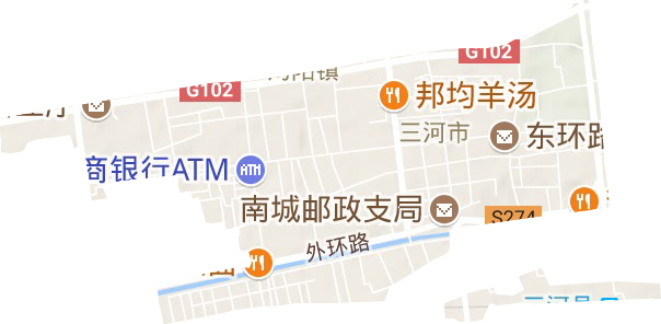 鼎盛東大街街道地形圖