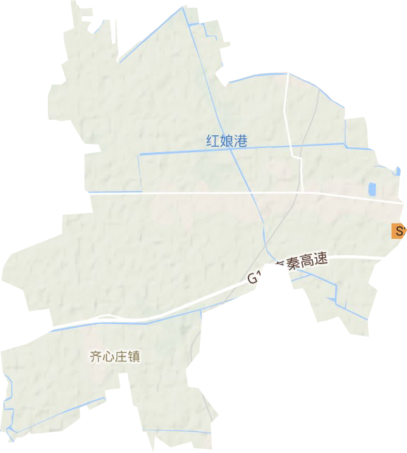 齊心莊鎮(zhèn)地形圖