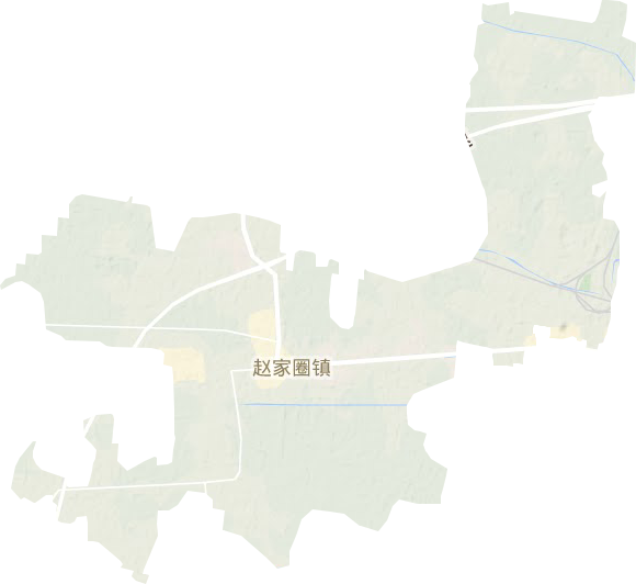趙家圈鎮(zhèn)地形圖