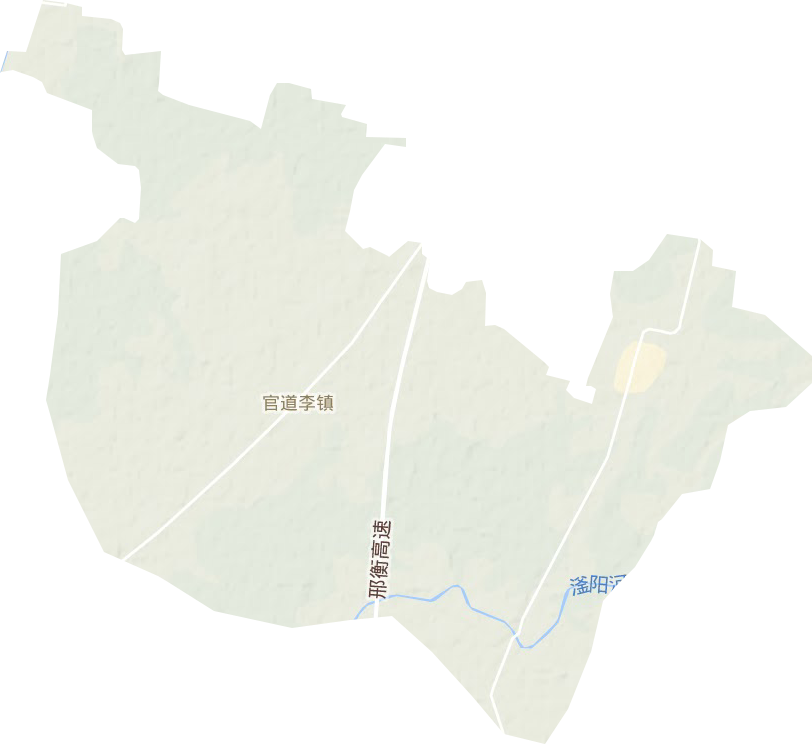 官道李鎮(zhèn)地形圖
