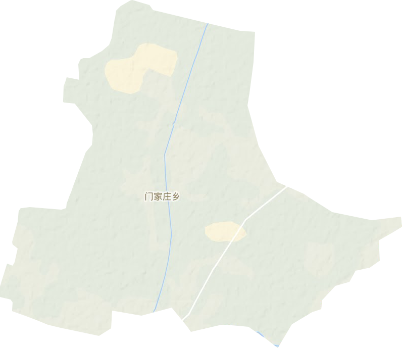 門家莊鄉地形圖
