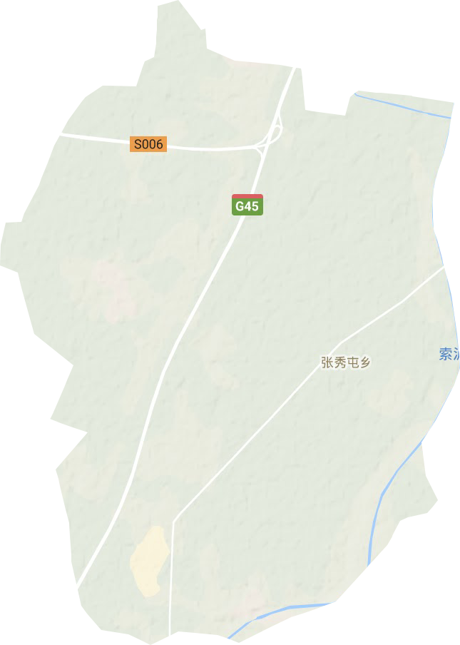 張秀屯鄉(xiāng)地形圖