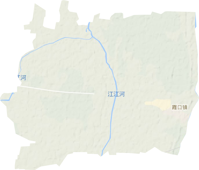 霞口鎮地形圖