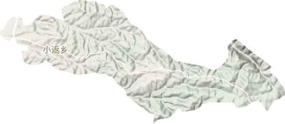 小返鄉地形圖