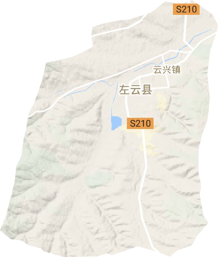 云興鎮地形圖