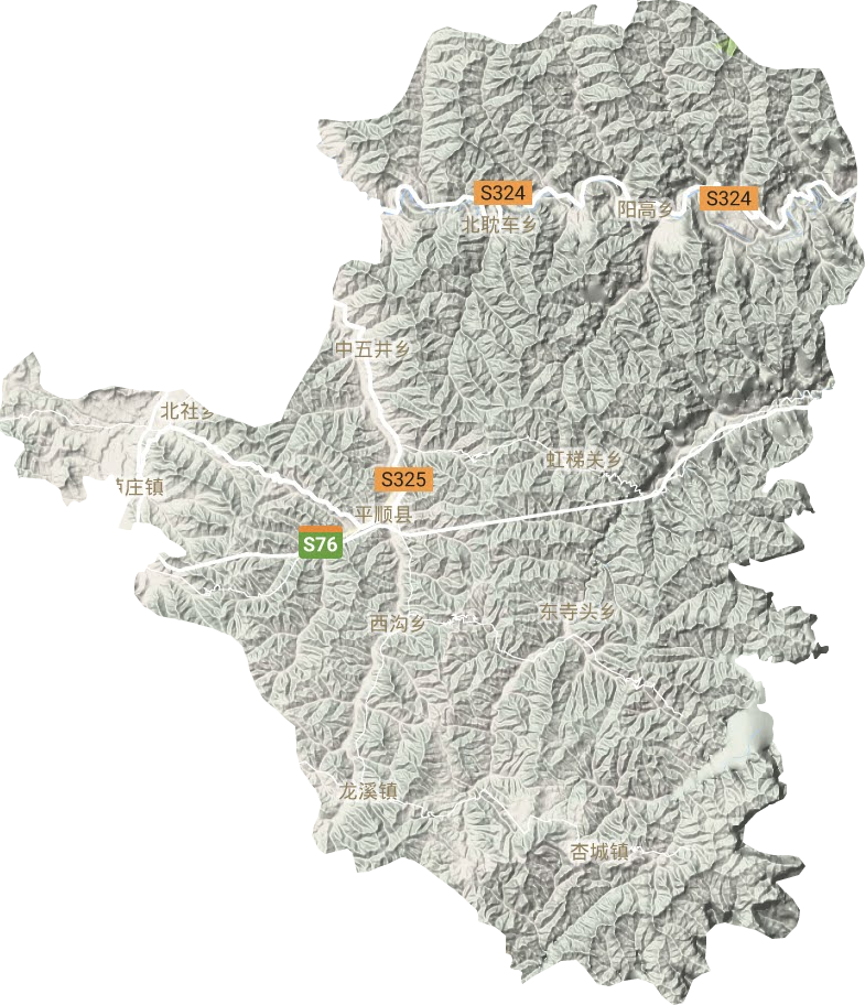 平順縣地形圖