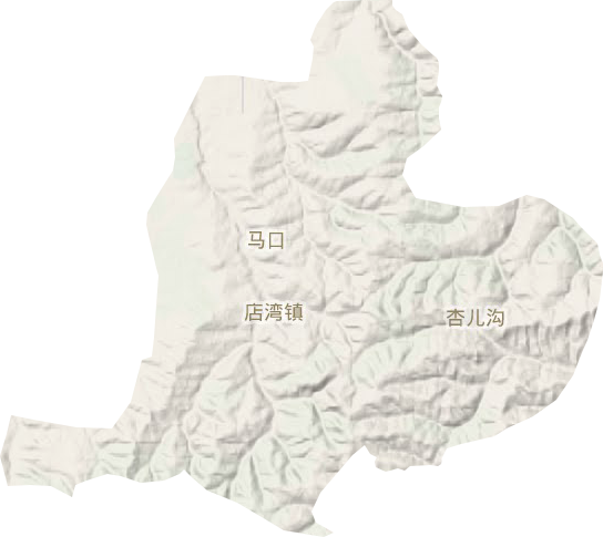店灣鎮(zhèn)地形圖