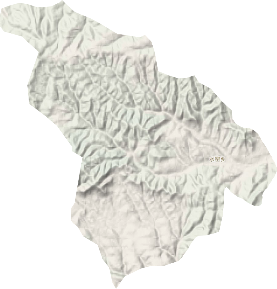 水窯鄉地形圖