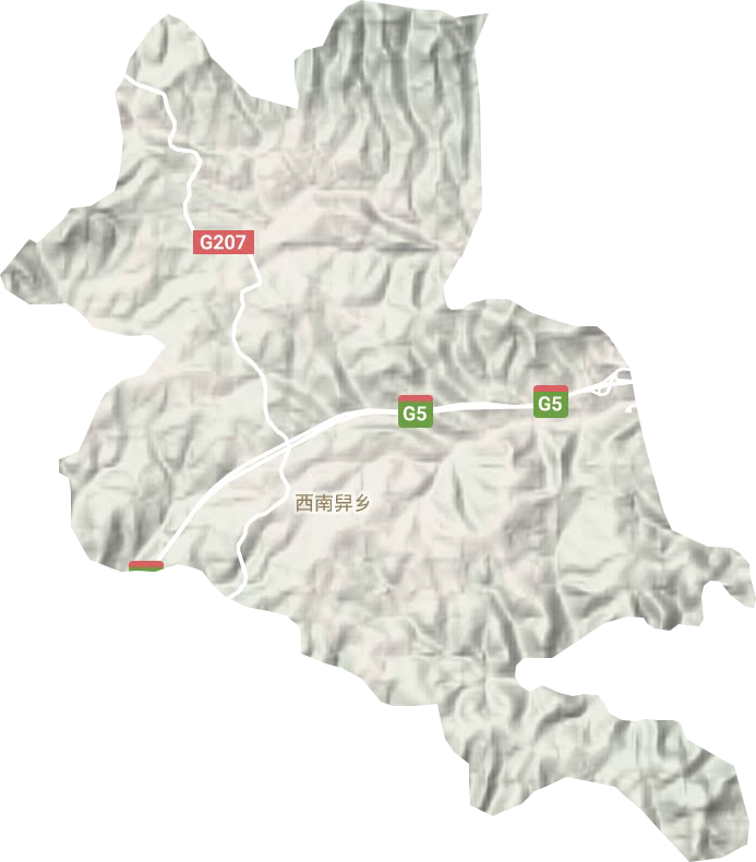 西南舁鄉地形圖