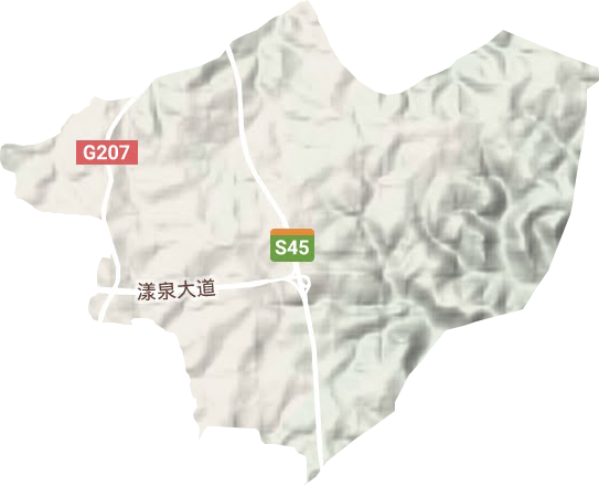 楊家莊鄉(xiāng)地形圖