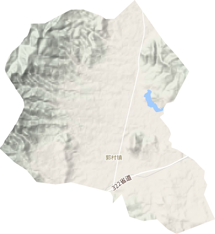 郭村鎮(zhèn)地形圖