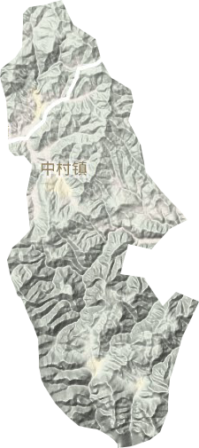中村鎮地形圖