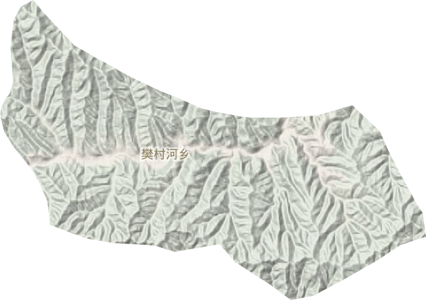樊村河鄉地形圖