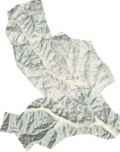土沃鄉地形圖