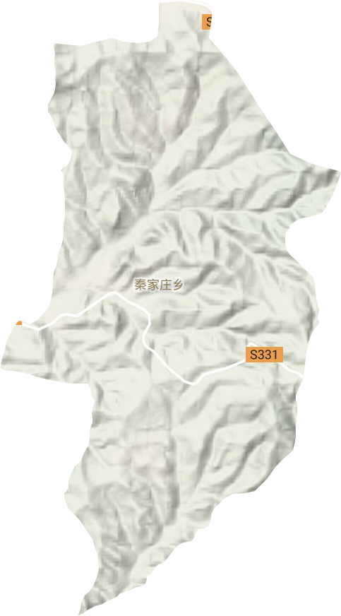秦家莊鄉(xiāng)地形圖