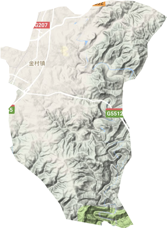 金村鎮地形圖
