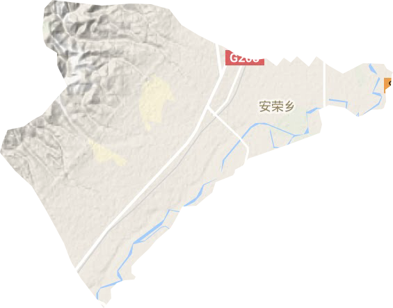 安榮鄉(xiāng)地形圖