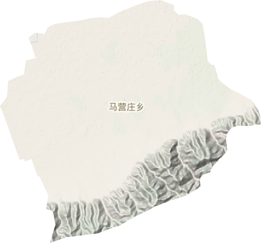 馬營莊鄉地形圖