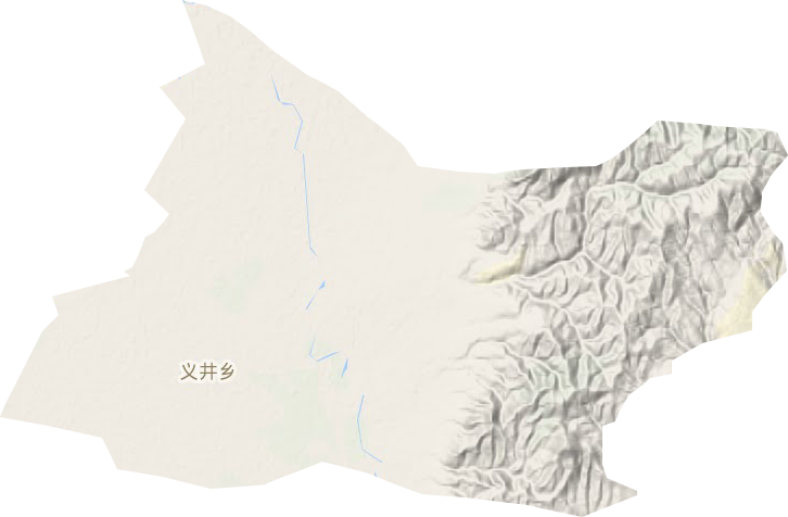 義井鄉(xiāng)地形圖