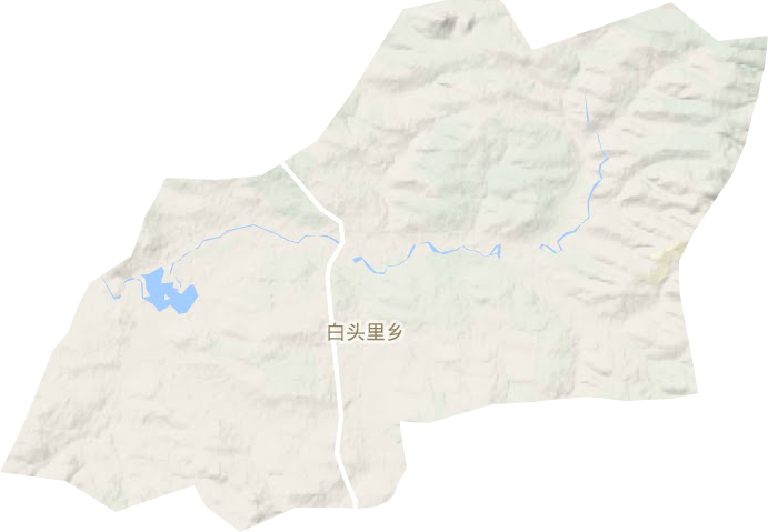 白頭里鄉地形圖