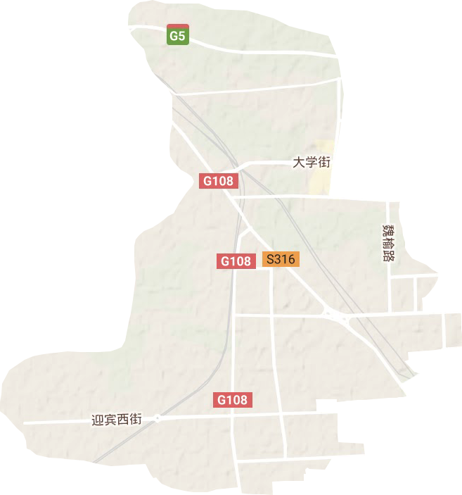 晉中經(jīng)濟(jì)開發(fā)區(qū)地形圖
