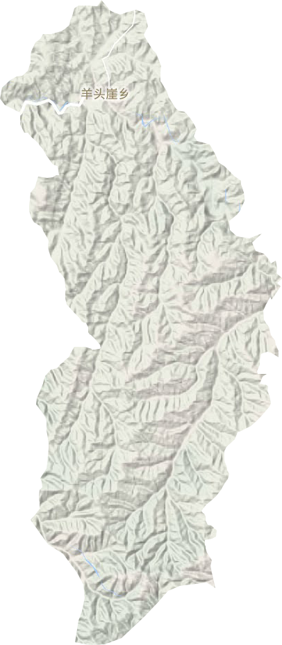 羊頭崖鄉(xiāng)地形圖