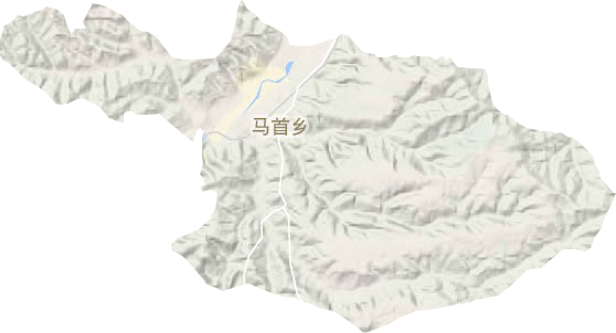 馬首鄉地形圖