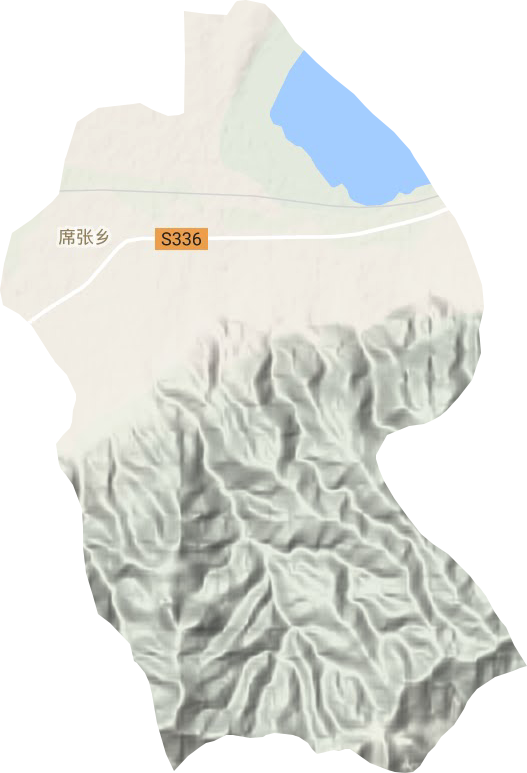 席張鄉地形圖