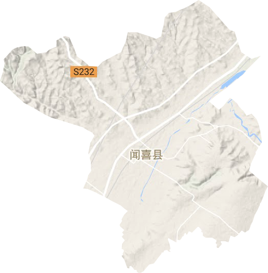 桐城鎮(zhèn)地形圖