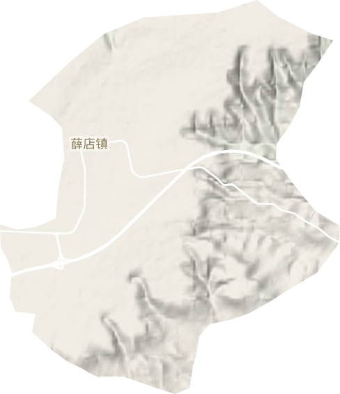 薛店鎮地形圖