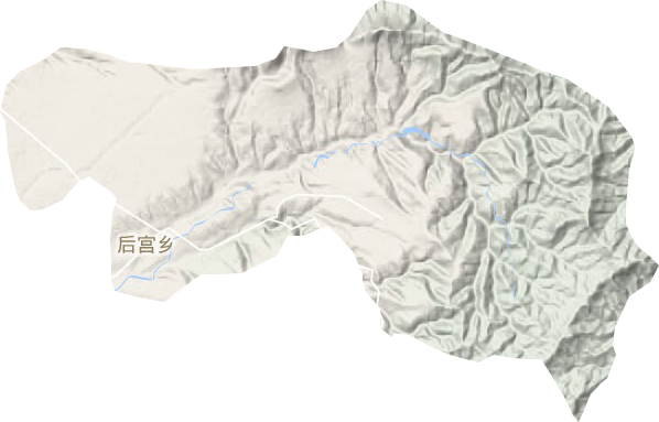 后宮鄉地形圖