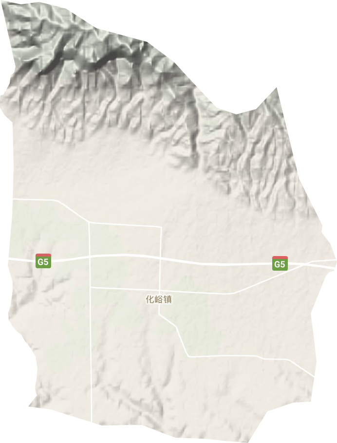 化峪鎮地形圖