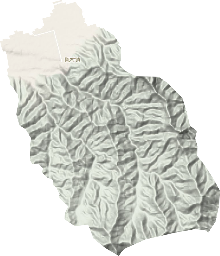 陳村鎮地形圖