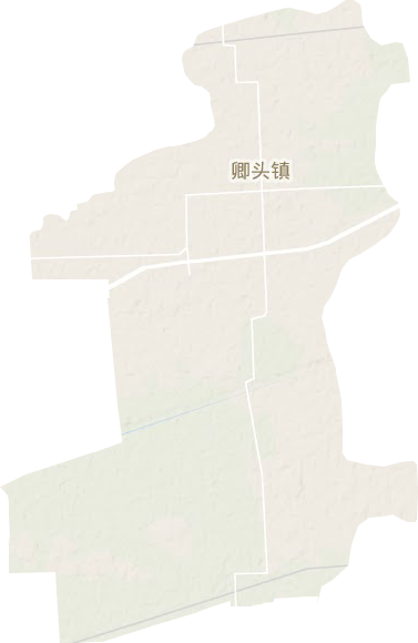 卿頭鎮地形圖