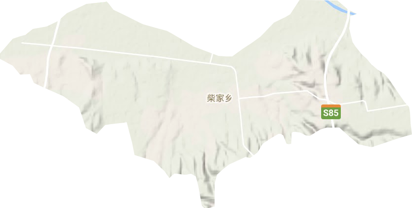 柴家鄉地形圖