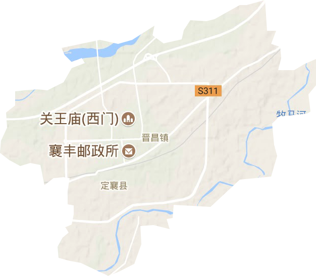晉昌鎮地形圖