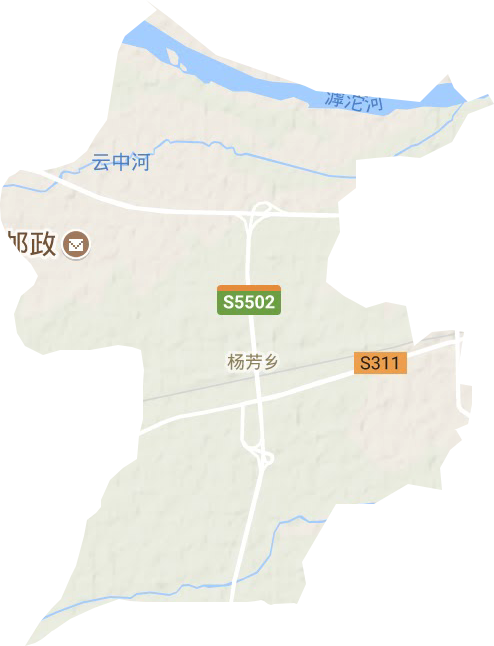 楊芳鄉地形圖