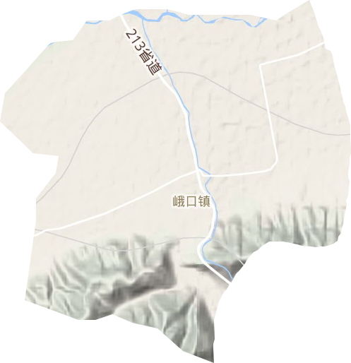 峨口鎮地形圖