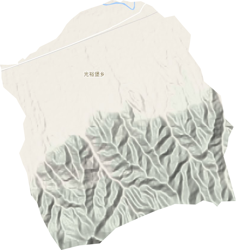 光裕堡鄉地形圖