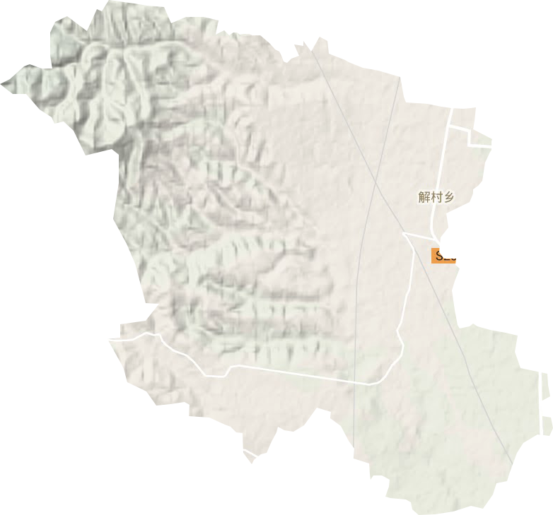 解村鄉(xiāng)地形圖