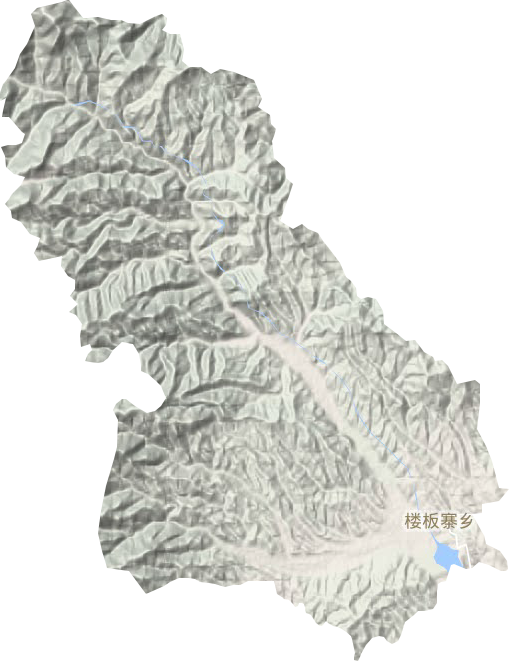 樓板寨鄉(xiāng)地形圖