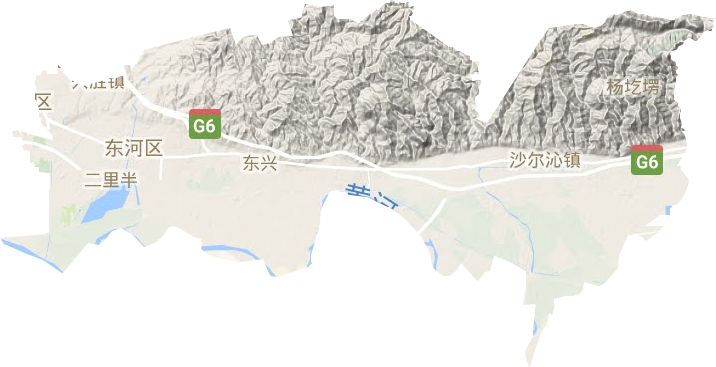東河區地形圖