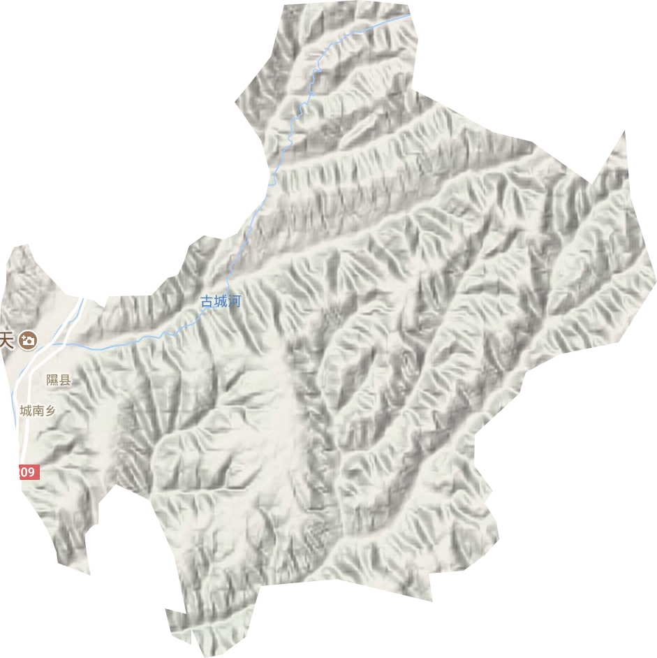龍泉鎮(zhèn)地形圖